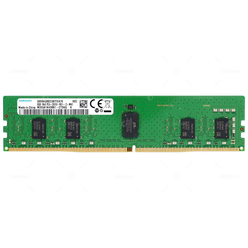 M393A1K43BB1-CTD SAMSUNG MEMORY 8GB 1RX8 PC4 2666V DDR4 21300V ,